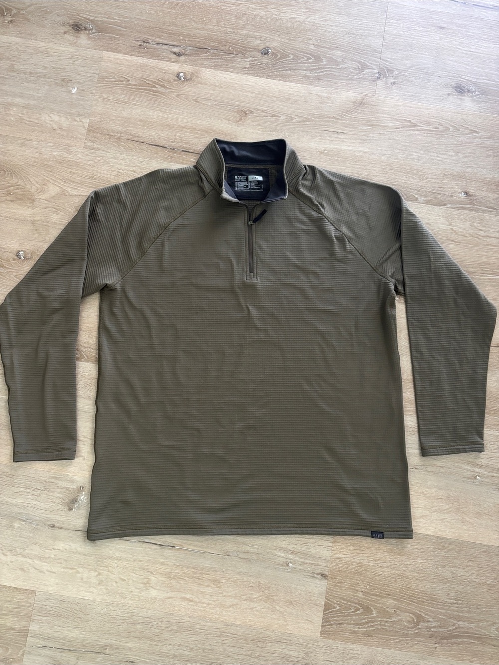 5.11 Tactical Stratos Quarter Zip XXL men’s shirt in Ranger Green